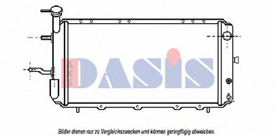 AKS DASIS 350140n -  Радиатор, охлаждение двигателя